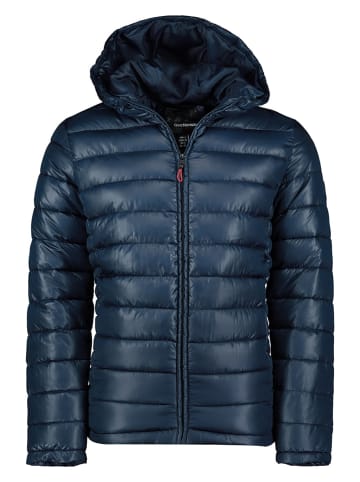 Geographical Norway Doorgestikte jas "Calender" donkerblauw