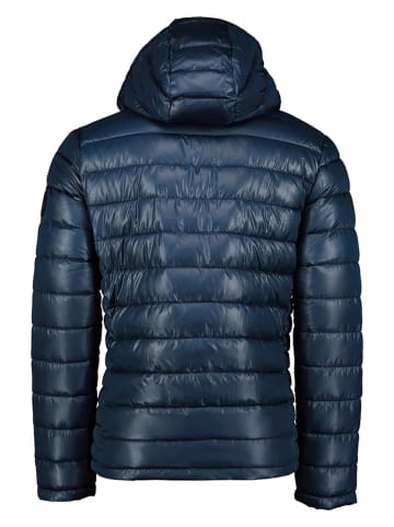 Geographical Norway Doorgestikte jas "Calender" donkerblauw