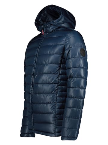 Geographical Norway Doorgestikte jas "Calender" donkerblauw
