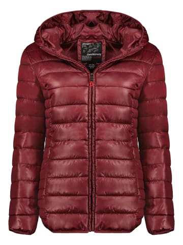 Geographical Norway Doorgestikte jas "Annecy" rood