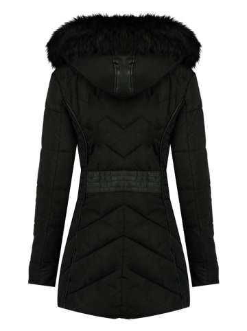 Geographical Norway Wintermantel "Bouvar" in Schwarz