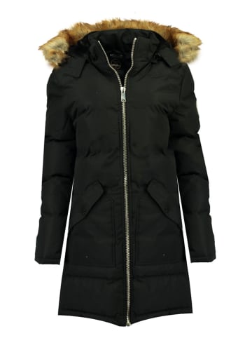 Geographical Norway Parka "Canelle" in Schwarz