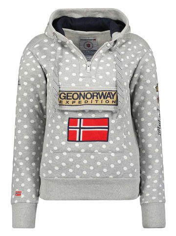 Geographical Norway Hoodie "Gymclass" in Grau