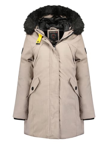 Geographical Norway Parka "Cherifa" w kolorze szarobrązowym