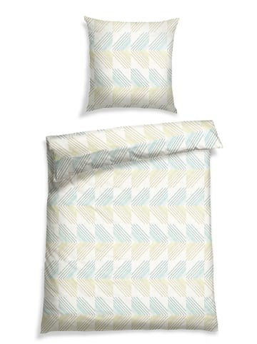 Schiesser Renforcé beddengoedset "Kaja" groen