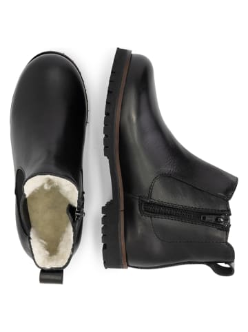 TRAVELIN' Leder-Chelsea-Boots "Sel" in Schwarz