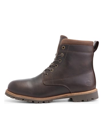 TRAVELIN' Leren boots "Steinkjer" bruin