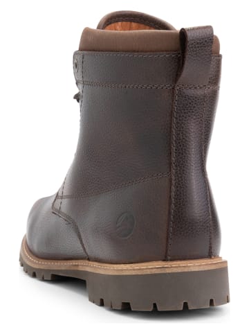 TRAVELIN' Leren boots "Steinkjer" bruin