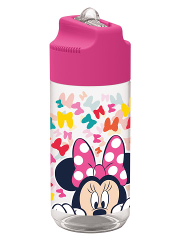 Disney Minnie Mouse Trinkhalmflasche "Minnie Mouse" in Transparent/ Bunt - 430 ml