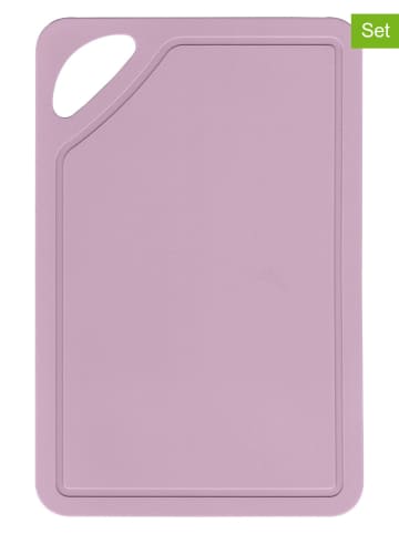 CandL 2-delige snijplankenset lichtroze - (L)26 x (B)17 cm