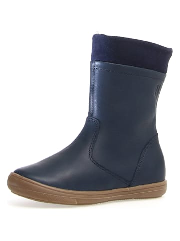 Naturino Leder-Winterboots "Sosa" in Dunkelblau