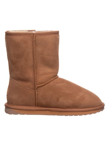 EMU Australia Leren winterboots lichtbruin