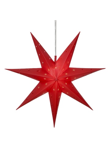 Best Season LED-Hängeleuchte "Alice" in Rot - Ø 60 cm