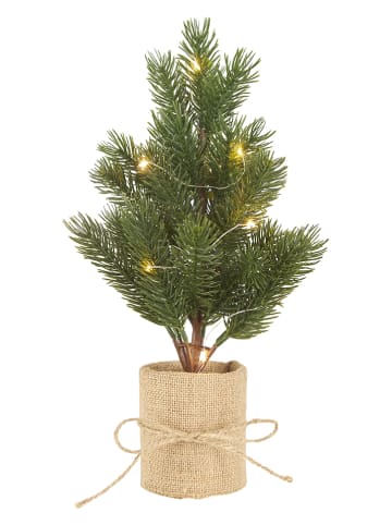 STAR Trading Ledkerstboom "Bodal" groen - (H)35 x Ø 15 cm