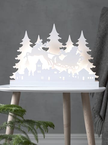 STAR Trading Lampa dekoracyjna LED "Grandy" w kolorze białym - 42 x 30 x 8 cm