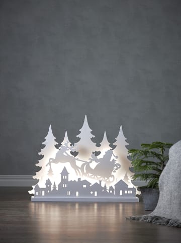 STAR Trading Ledvensterlamp "Grandy" wit - (B)80 x (H)60 x (D)11 cm