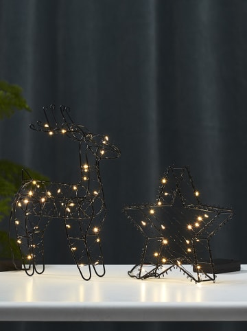 Best Season Dekoracja LED "Indy" w kolorze czarnym - 19,5 x 29,5 x 7 cm
