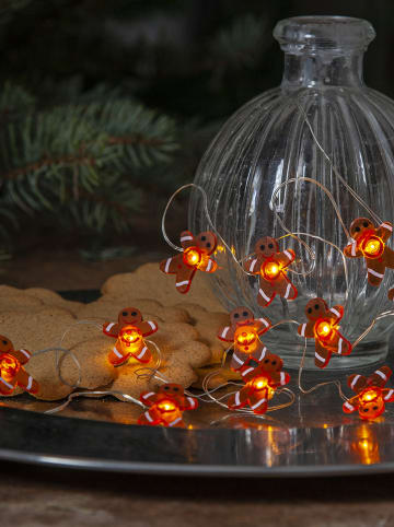 STAR Trading Ledlichtketting "Dew Drop" lichtbruin - (L)110 cm