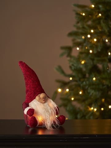 STAR Trading Decoratief ledfiguur "Joylight" wit/rood - (B)20 x (H)34 x (D)15 cm