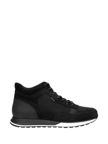 Wojas Leren sneakers zwart/grijs/wit