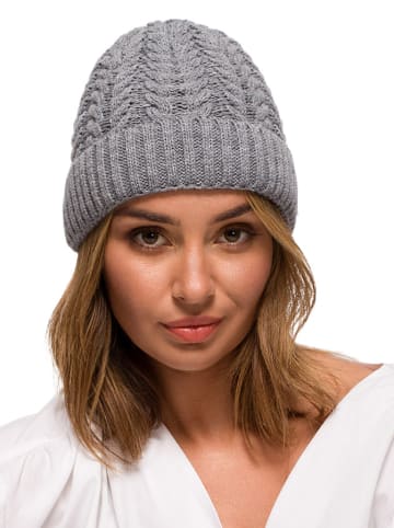Be Wear Czapka w kolorze szarym