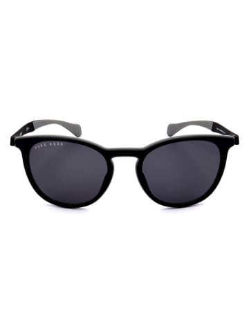 Hugo Boss Męskie okulary przeciwsłoneczne w kolorze czarno-granatowym