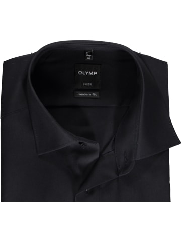 OLYMP Koszula "Luxor" - Modern fit - w kolorze czarnym