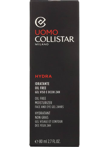 Collistar Feuchtigkeitsgel "Uomo Hydra Oil Free - Face And Eye", 80 ml
