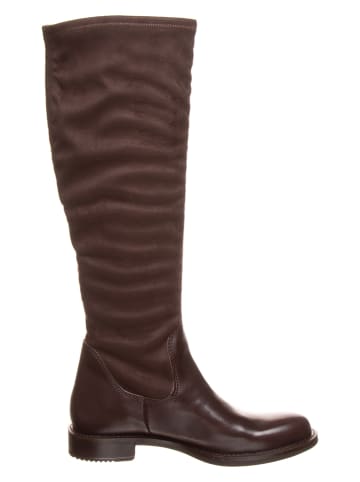Ecco Leder-Stiefel in Hellbraun