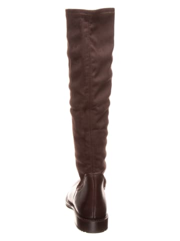 Ecco Leder-Stiefel in Hellbraun