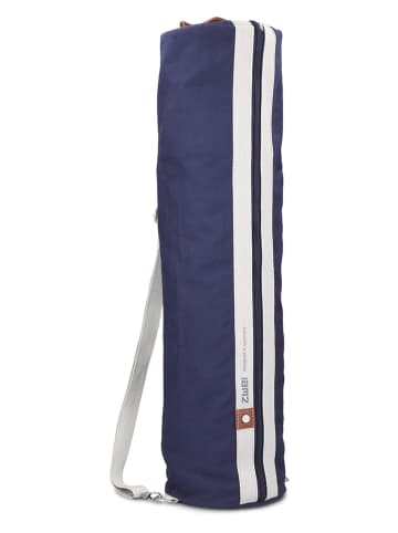 Zwei Yogatasche "Yoga" in Dunkelblau - (H)67 x Ø 18 cm