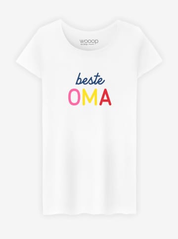 WOOOP Shirt "Beste Oma" in Weiß