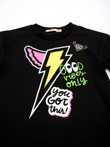 Denokids 2-delige outfit "Good Vibes" zwart/meerkleurig