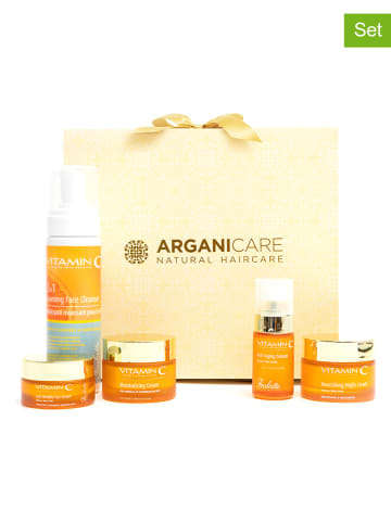 Argani Care 5tlg. Gesichtspflege-Set: "Energize & Anti-Wrinkle Vitamin C"