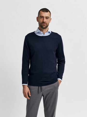 SELECTED HOMME Pullover "Rome" in Dunkelblau