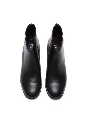 Camper Leder-Stiefeletten in Schwarz