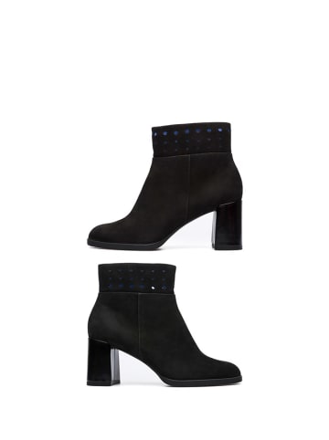 Camper Leder-Stiefeletten in Schwarz