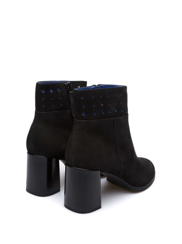 Camper Leder-Stiefeletten in Schwarz