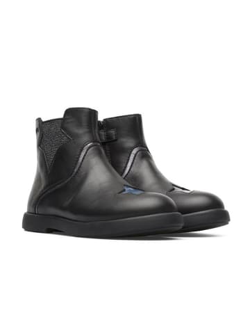 Camper Leder-Boots in Schwarz