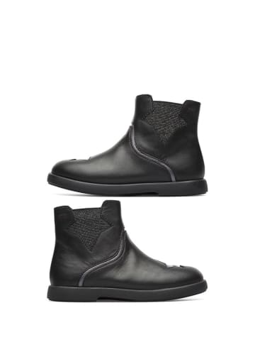 Camper Leder-Boots in Schwarz