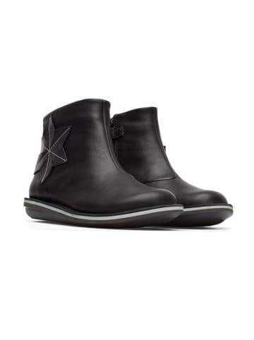 Camper Leder-Boots in Schwarz