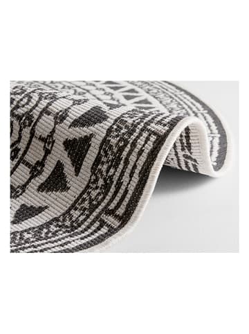 NORTHRUGS Outdoor-Wendeteppich "Twin Supreme - Coron" in Schwarz/ Creme