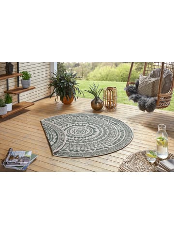 NORTHRUGS Laagpolig tapijt "Coron" groen/grijs