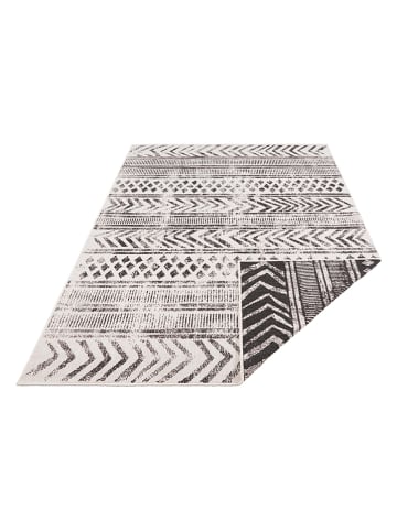 NORTHRUGS Outdoor-Wendeteppich "Twin Supreme - Biri" in Schwarz/ Creme