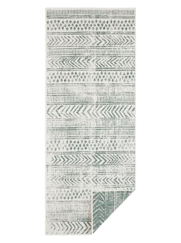 NORTHRUGS Outdoor-Wendeteppich "Twin Supreme - Biri" in Grün/ Creme