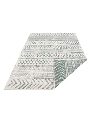 NORTHRUGS Omkeerbaar tapijt "Twin Supreme - Biri" groen/crème
