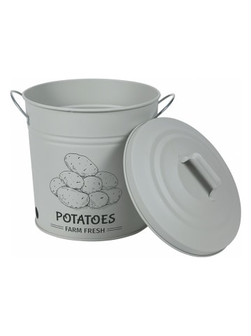 Villa d´Este Kartoffelbehälter in Weiß - (B)27 x (H)26 x (T)21,5 cm