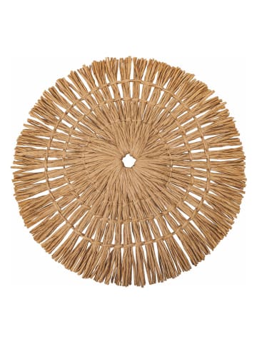 Villa d´Este 6-delige set: placemats "Chocolate" Braun/lichtbruin/beige - Ø 38 cm