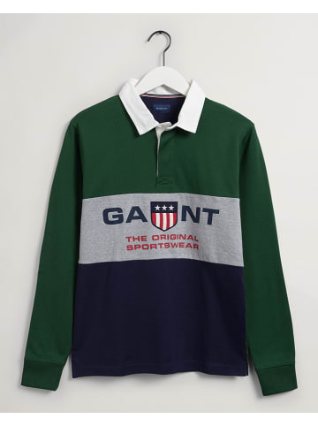 Gant Poloshirt groen/donkerblauw