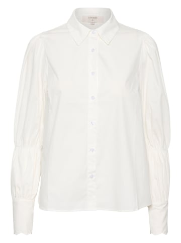 Cream Bluzka - Regular fit - w kolorze białym